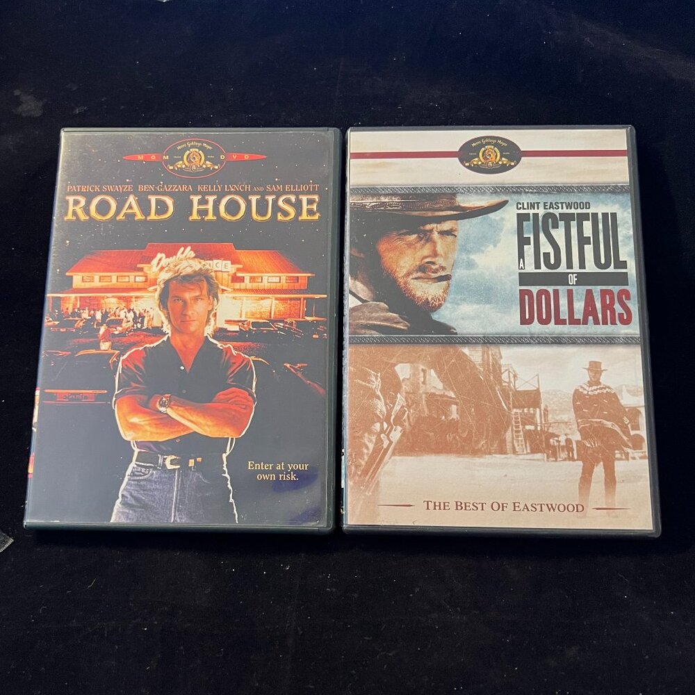 Roadhouse & A Fistfull of Dollars DVDs